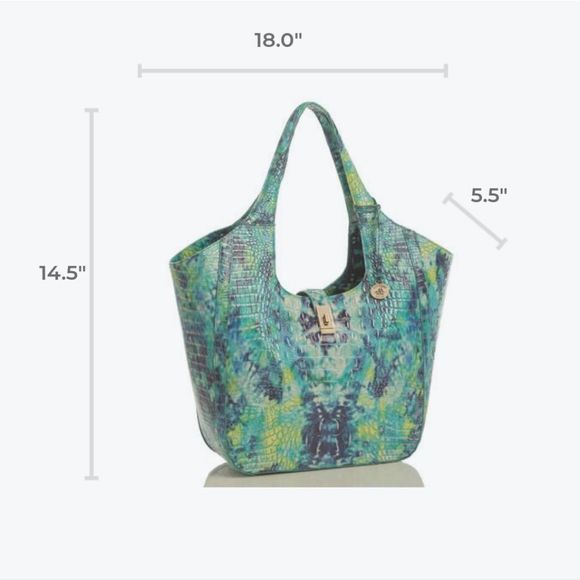 BRAHMIN Carla Hydro Melbourne genuine leather large tote new!!!! - Picture 13 of 16